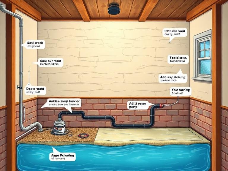 6 Steps to DIY Basement Waterproofing from Inside